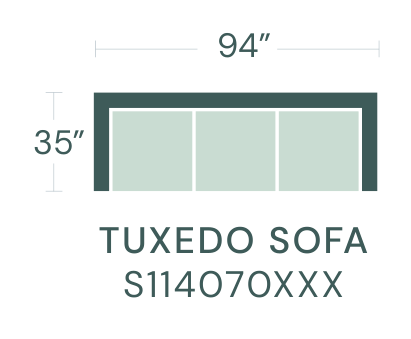 FORMATION Estate Sofa dimensions