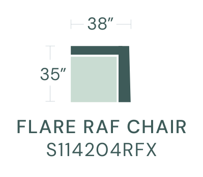 FORMATION RAF Flared Arm Chair dimensions