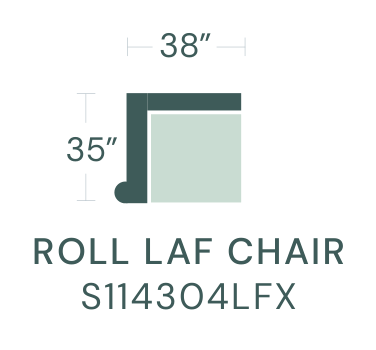 FORMATION LAF Rolled Arm Chair dimensions