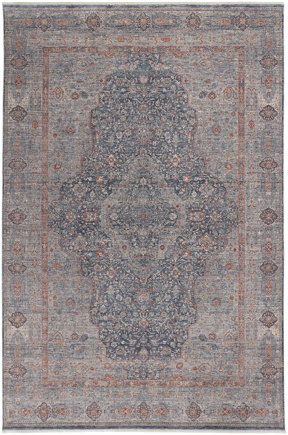 Marquette 3778F Blue Rug by Feizy