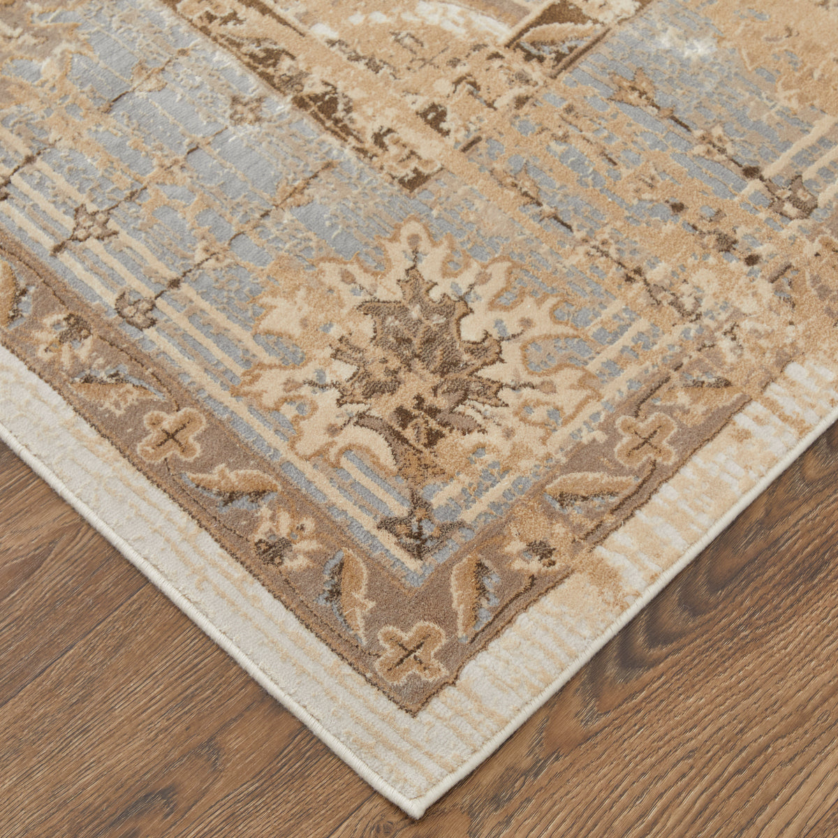 Celene 39KWF Beige/Gray Rug by Feizy
