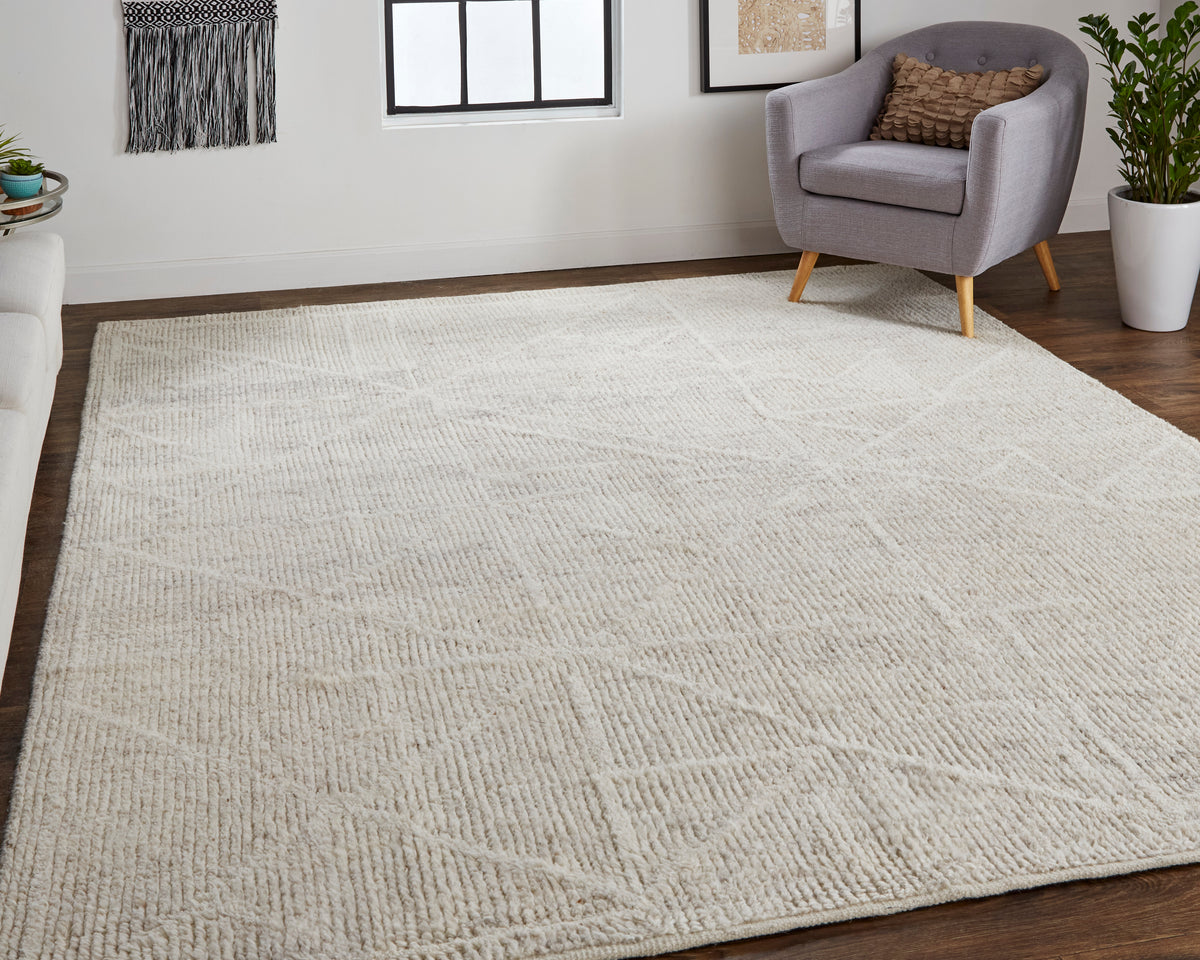 Alford 6921F Ivory/Beige Rug by Feizy
