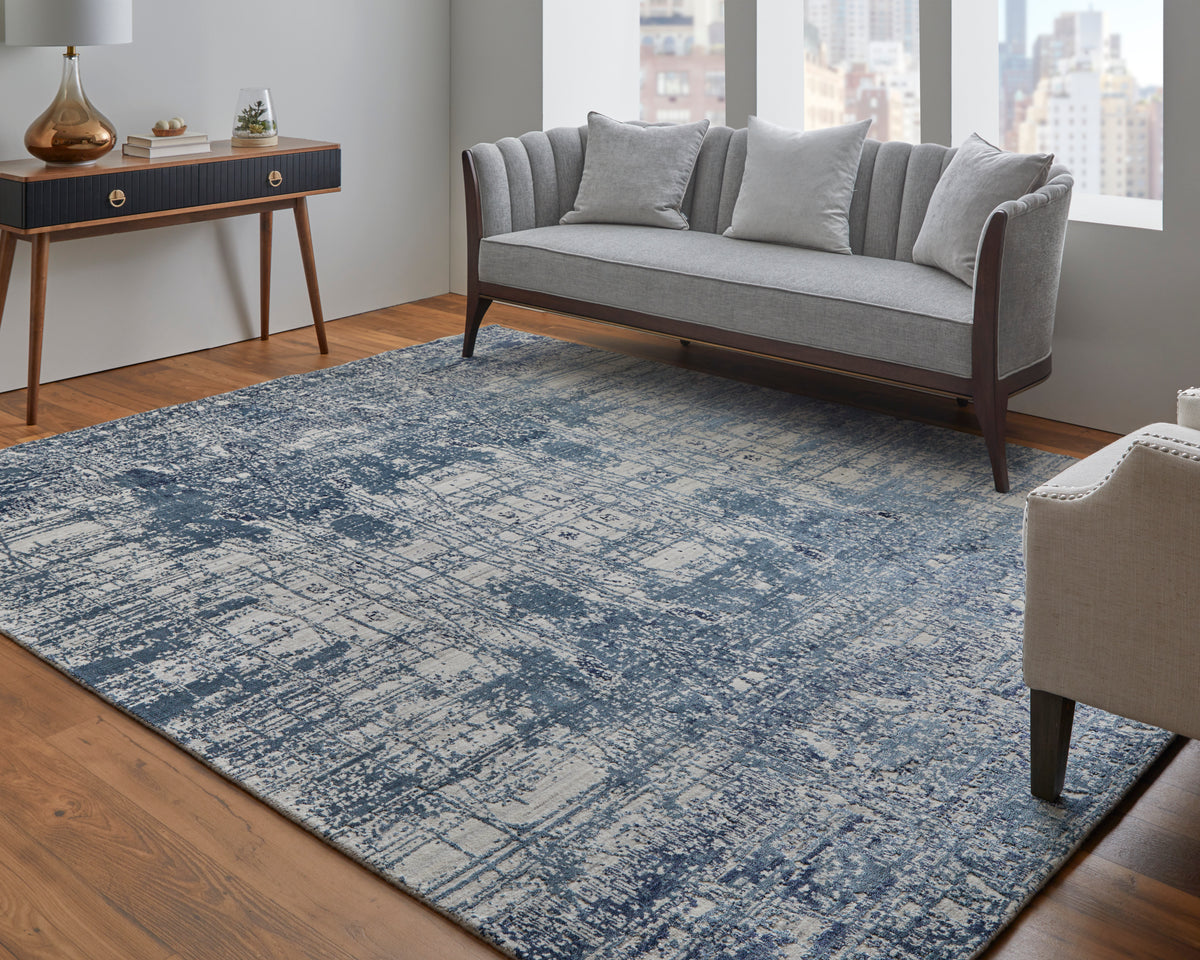 Eastfield 69AEF Blue Rug by Feizy