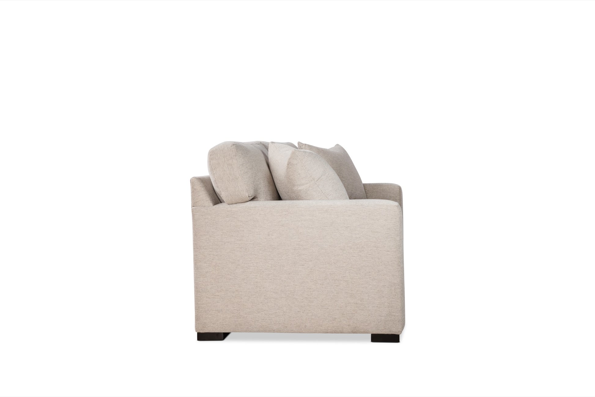 GREGORY sofa in Merit Dove fabric, side profile
