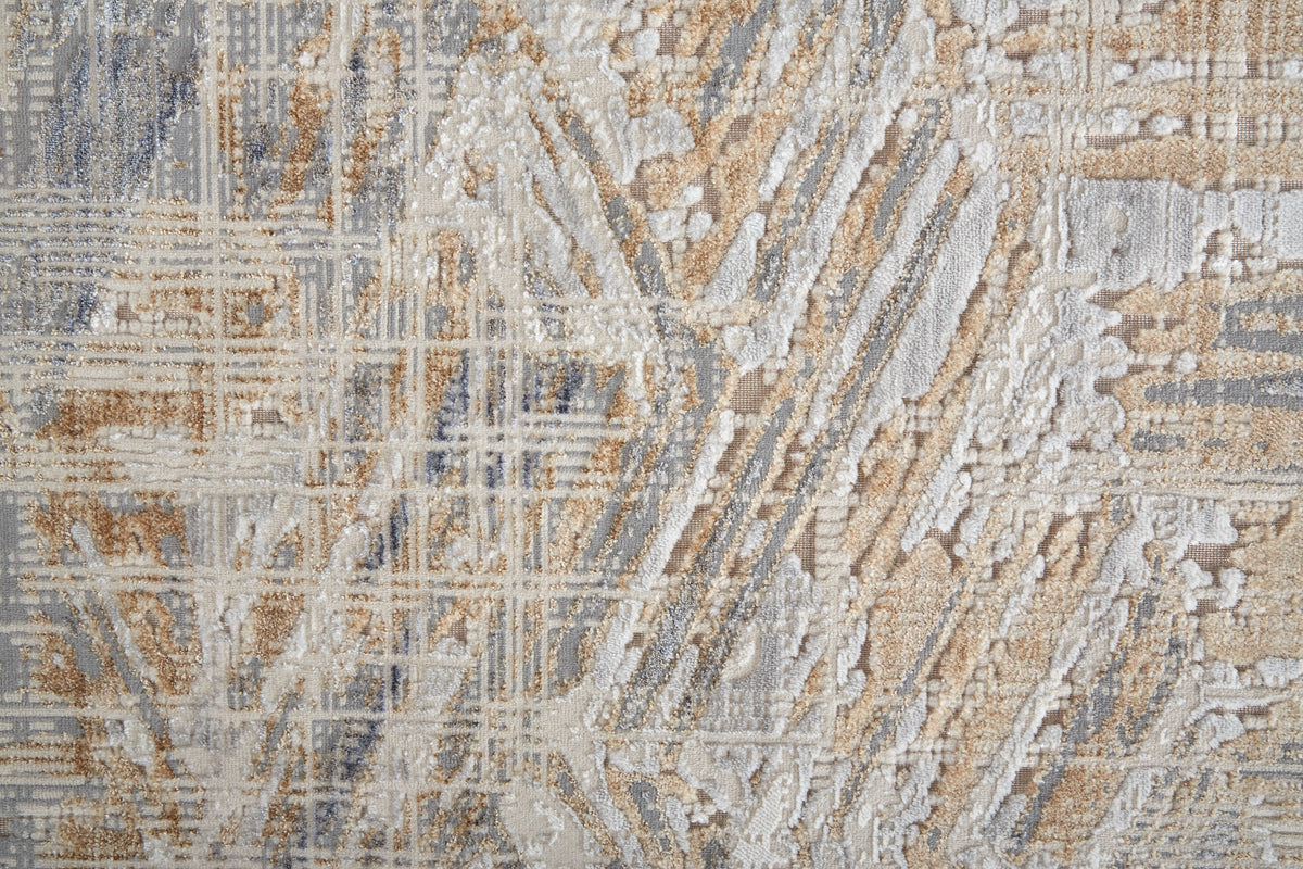 Laina 39G6F Gray/Beige Rug by Feizy