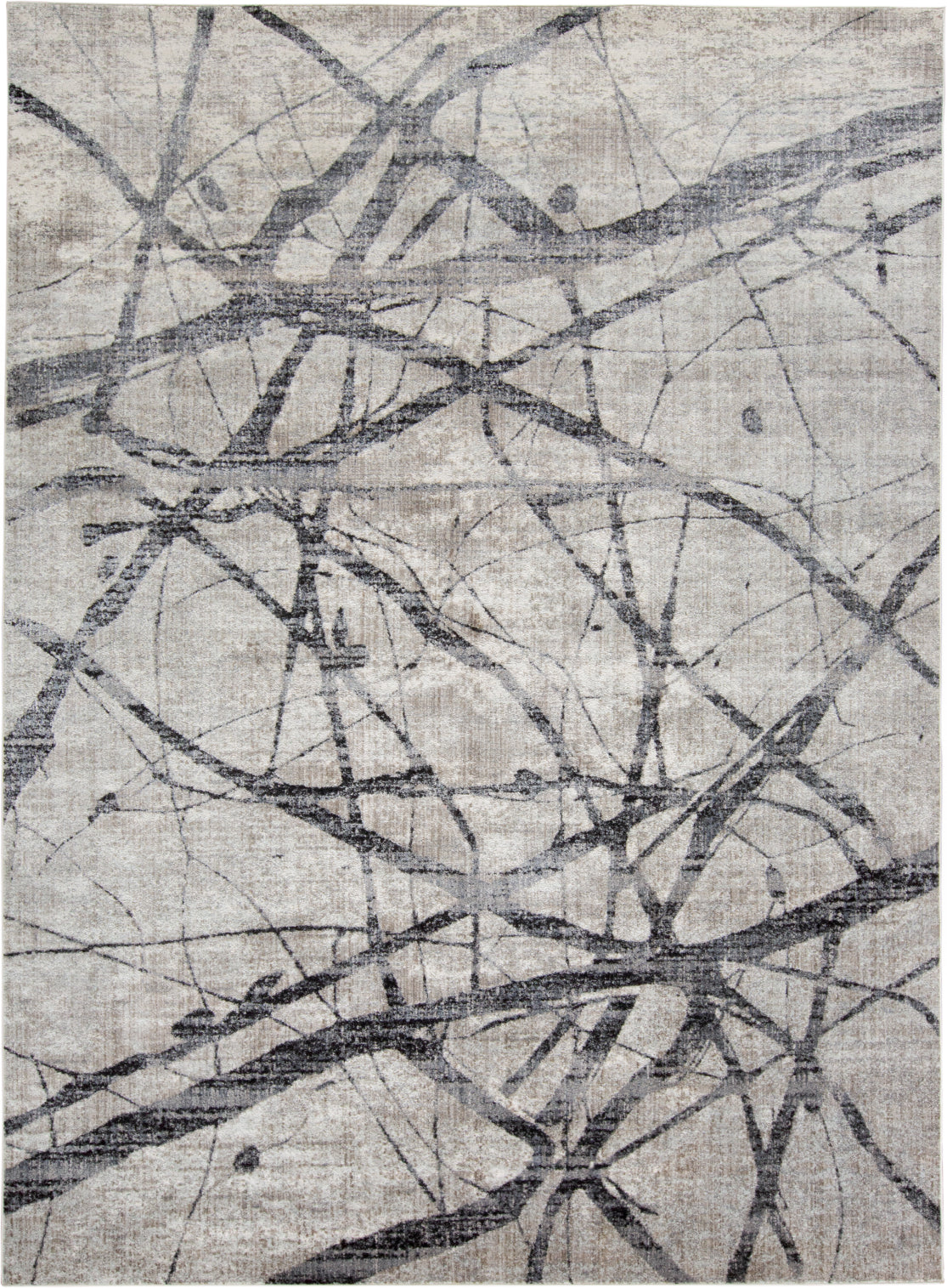 Kano 3877F Charcoal/Gray Rug by Feizy