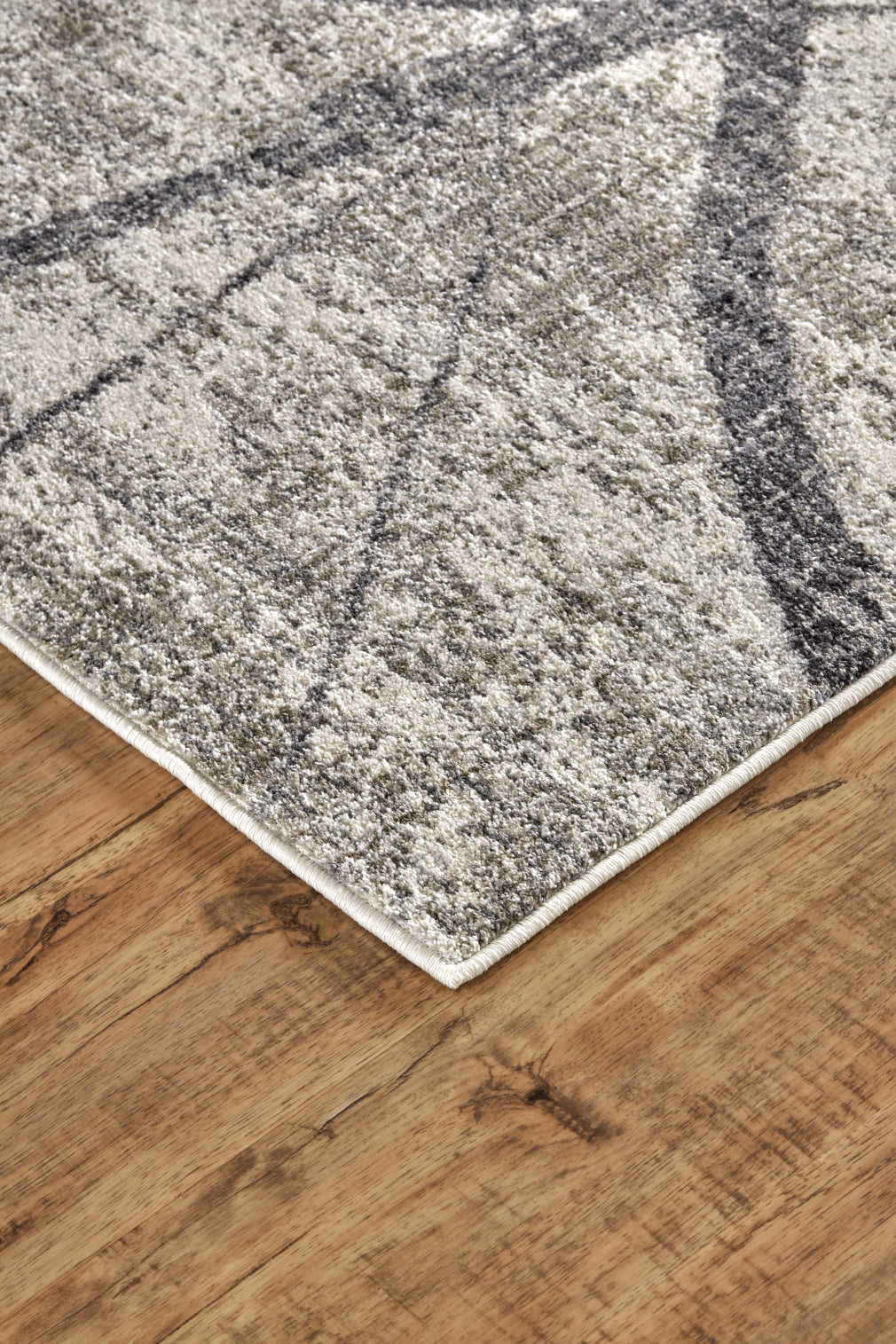 Kano 3877F Charcoal/Gray Rug by Feizy