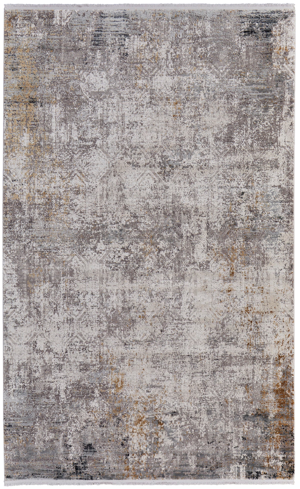 Cadiz 3892F Light Gray/Ivory Rug by Feizy