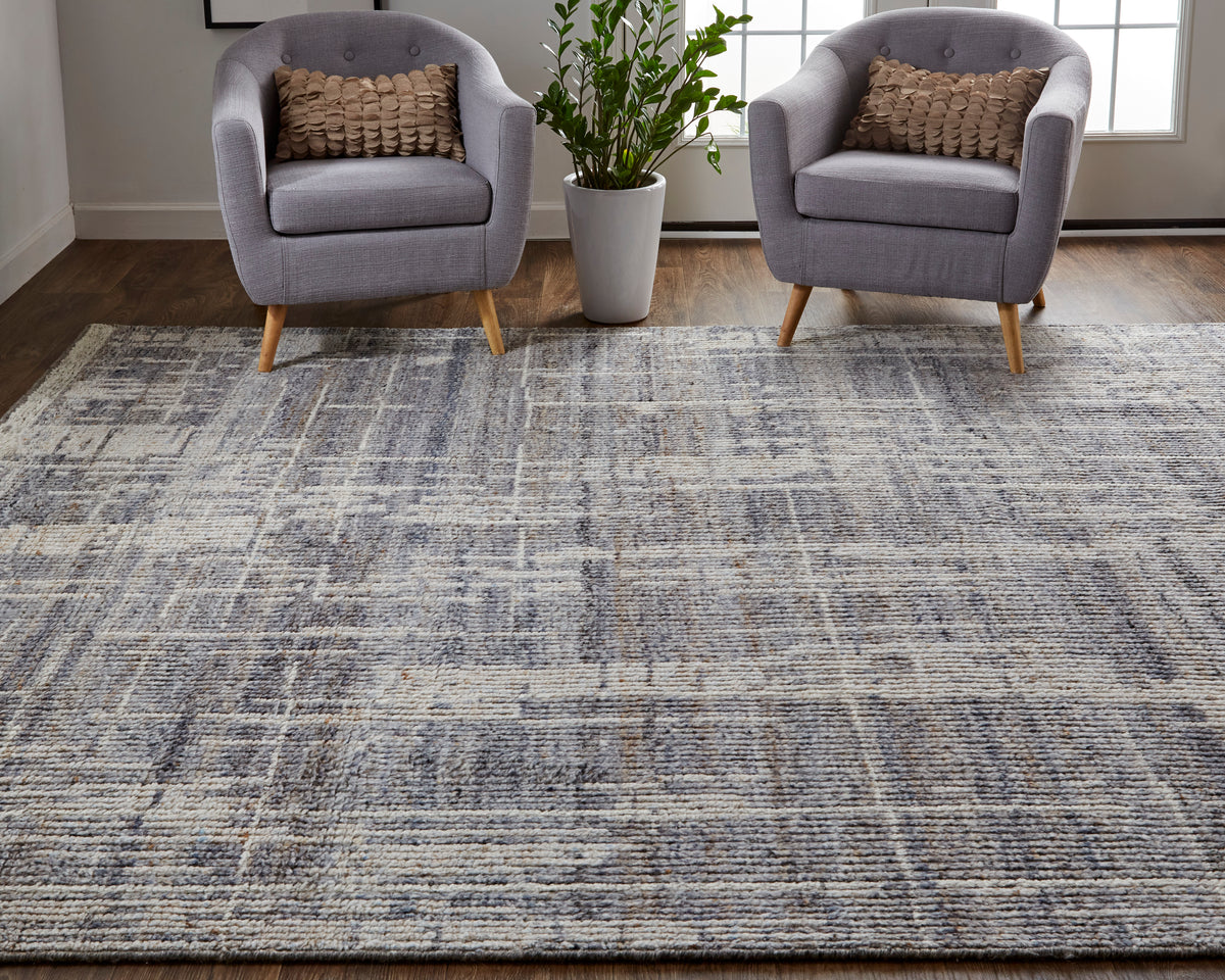 Alford 6920F Gray/Multi Rug by Feizy