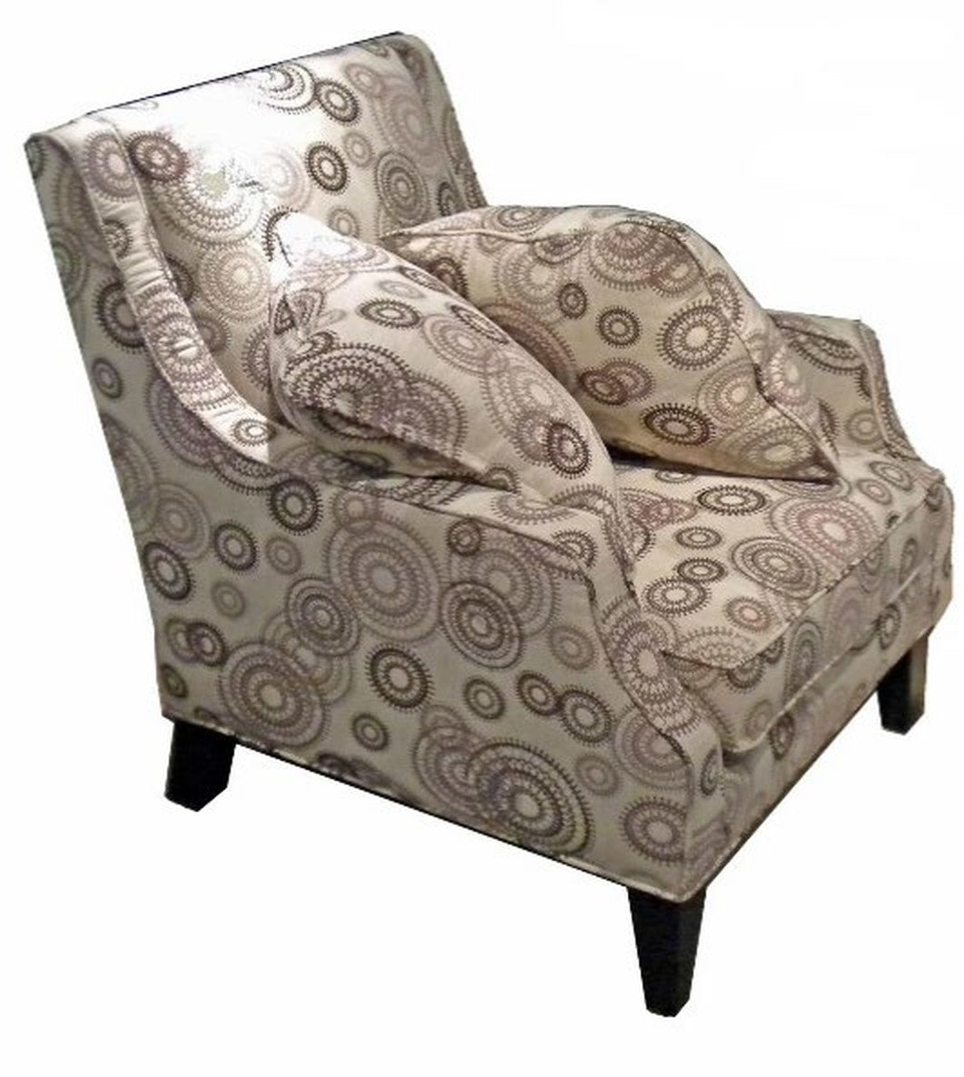 Artemis Swivel Leather Chair (w/ 2 Pillows) — JL Collection Leather