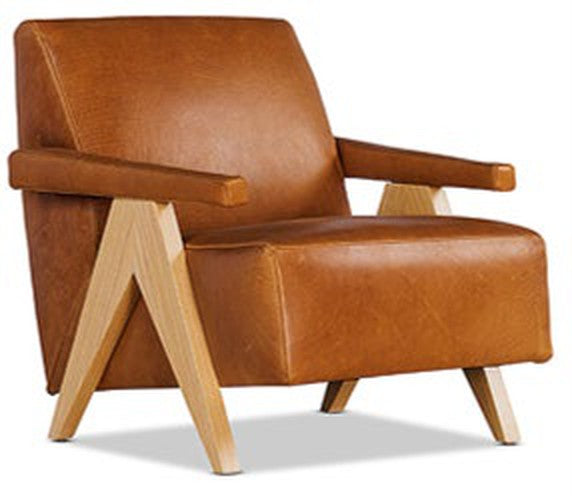 Brynne Leather Accent Chair — JL Collection Leather