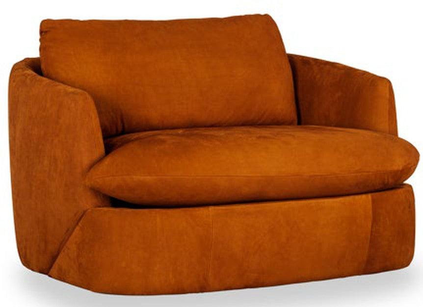 Theo Leather Swivel Chair — JL Collection Leather