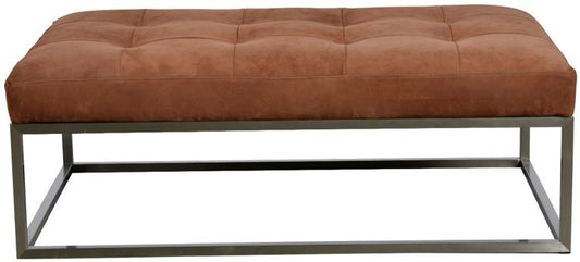 Copley Leather Cocktail Ottoman | JL Collection