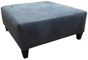 Square Leather Ottoman | JL Collection