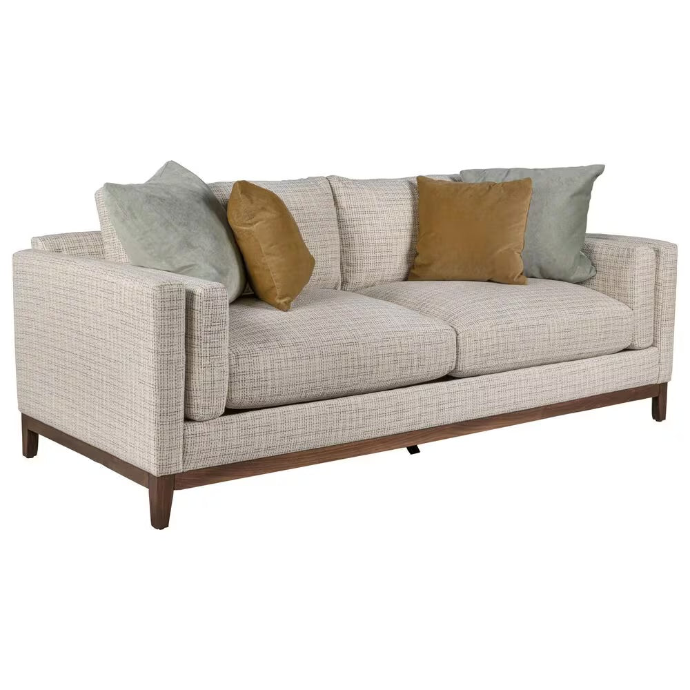 KELSIER sofa in oatmeal fabric, angle view