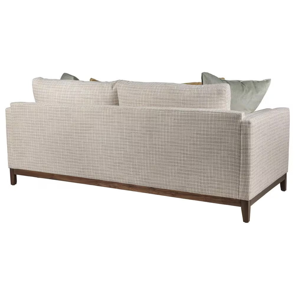 KELSIER sofa in oatmeal fabric, back view