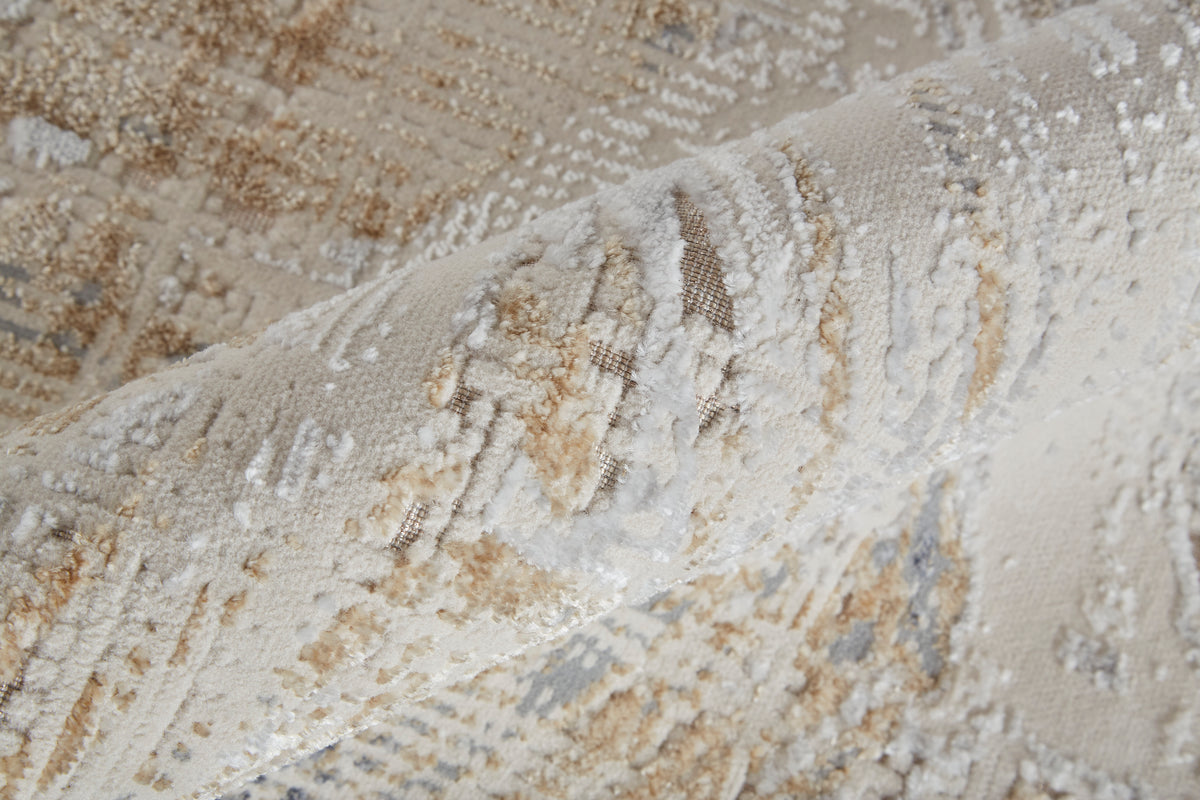 Laina 39G6F Gray/Beige Rug by Feizy