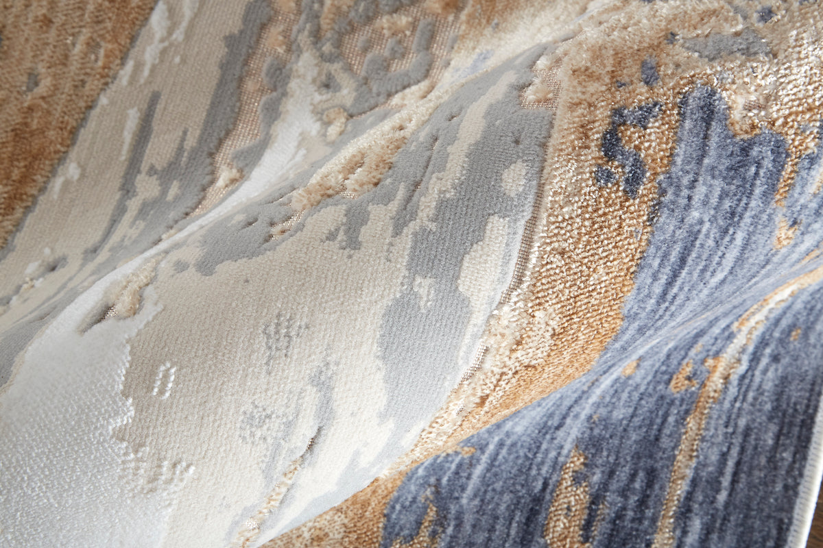Laina 39G5F Beige/Gray Rug by Feizy