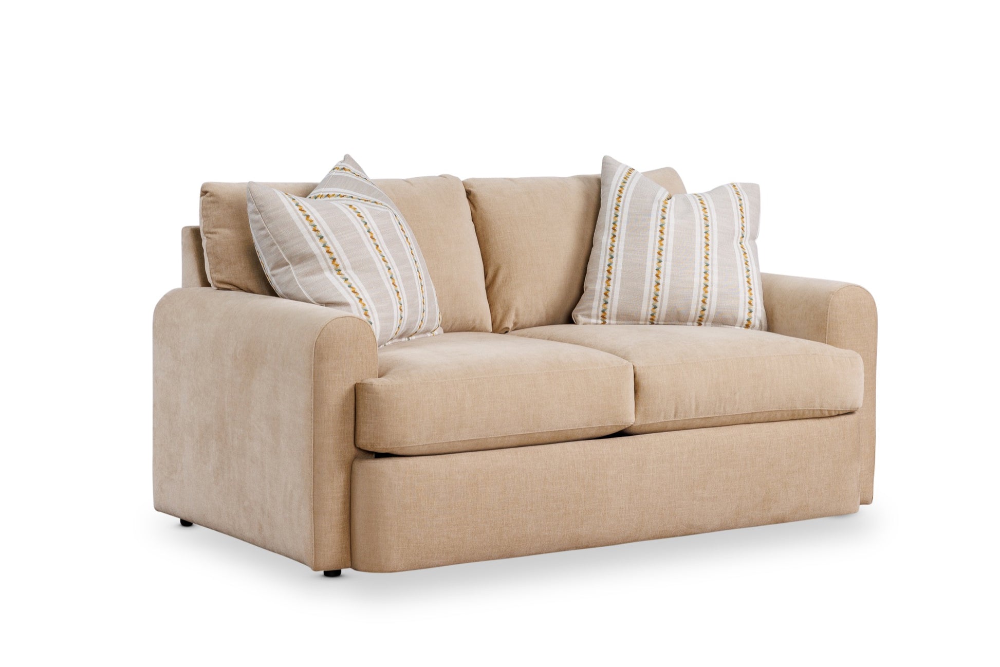 LINCOLN loveseat in a neutral fabric