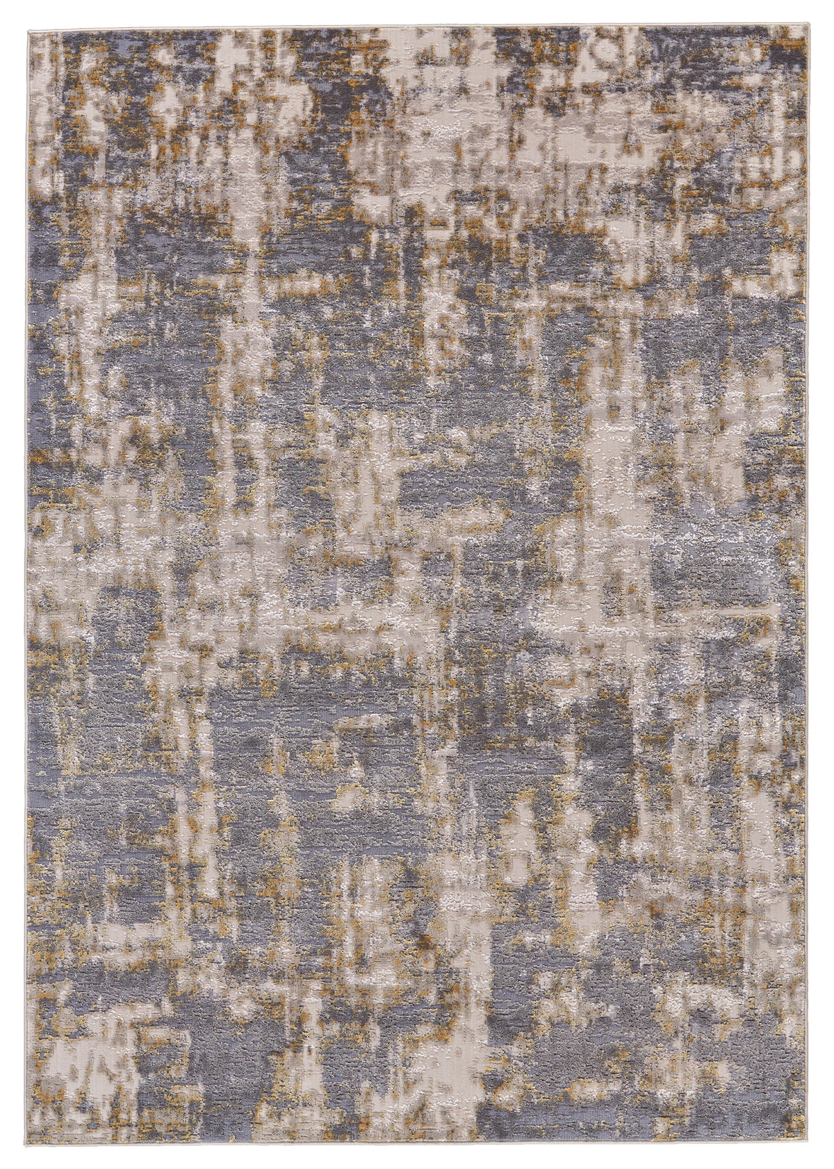 Waldor 3969F Gold/Sterling Rug by Feizy