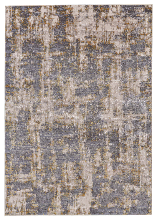 Waldor 3969F Gold/Sterling Rug by Feizy