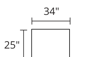 Ottoman diagram — 34 x 25 in