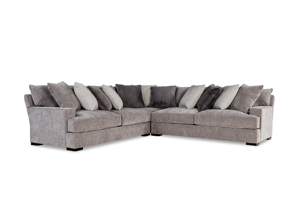 MATHIS sectional in a graphite fabric, main view