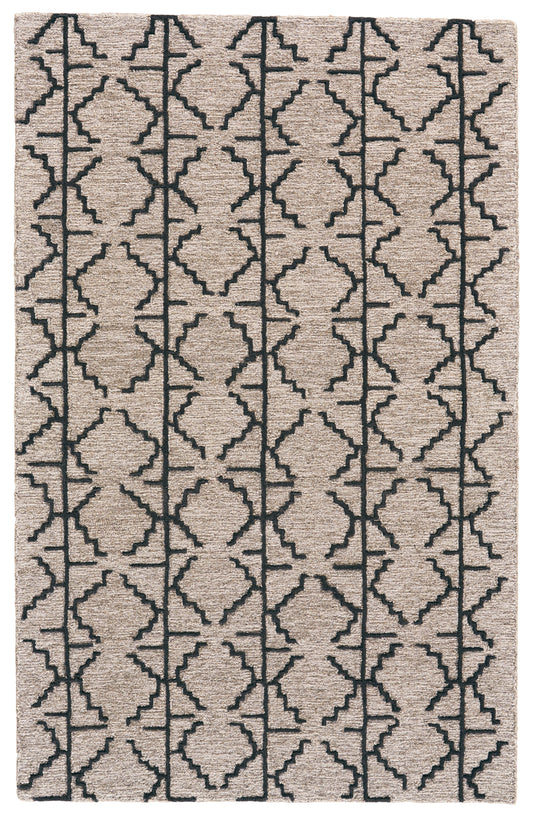 Enzo 8732F Charcoal/Gray Rug by Feizy