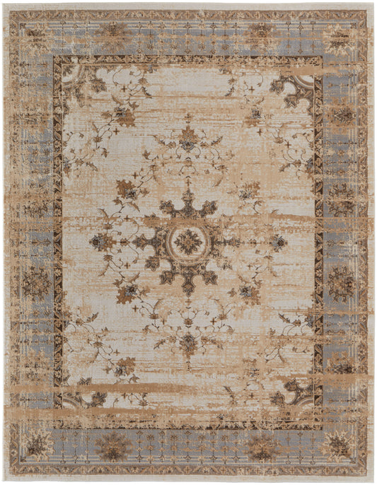 Celene 39KWF Beige/Gray Rug by Feizy