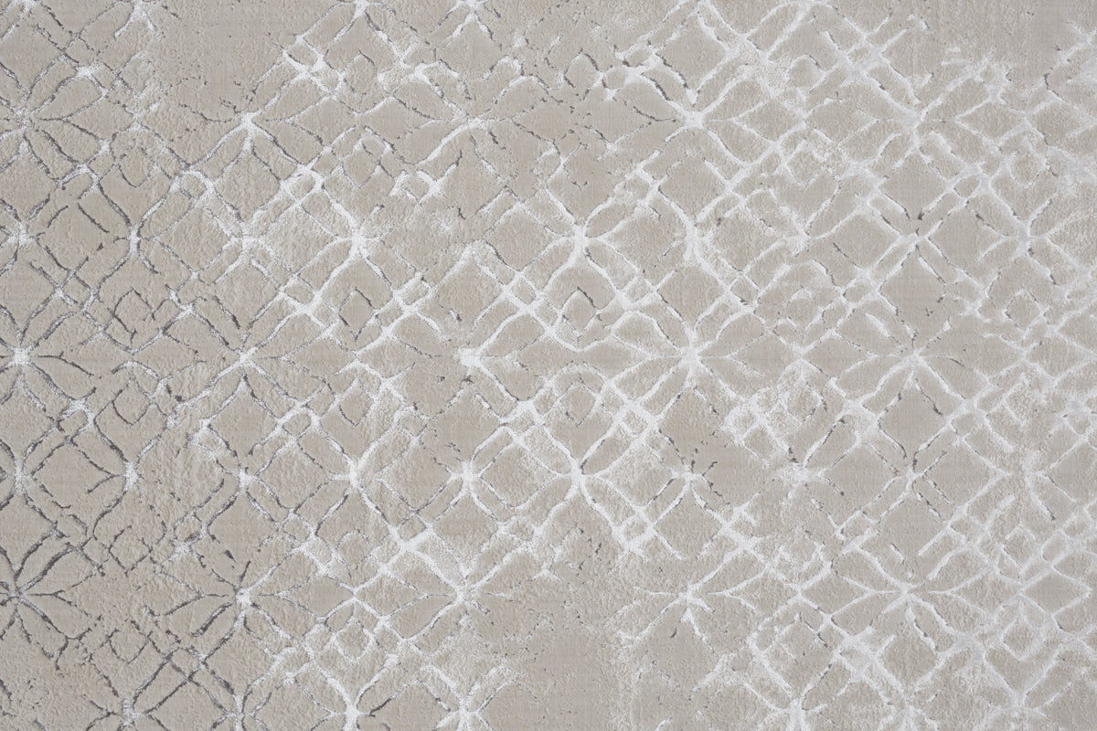 Micah 3047F Beige/Silver Rug by Feizy