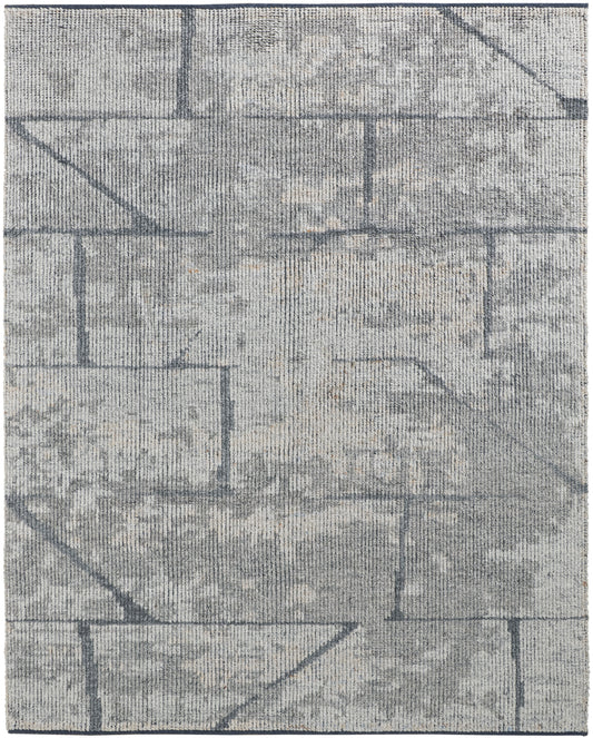 Alford 6925F Gray/Charcoal Rug by Feizy