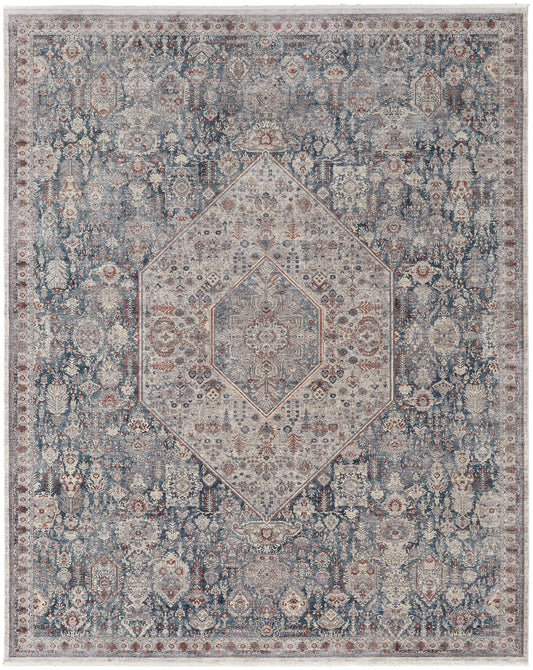 Marquette 39GUF Blue/Gray Rug by Feizy