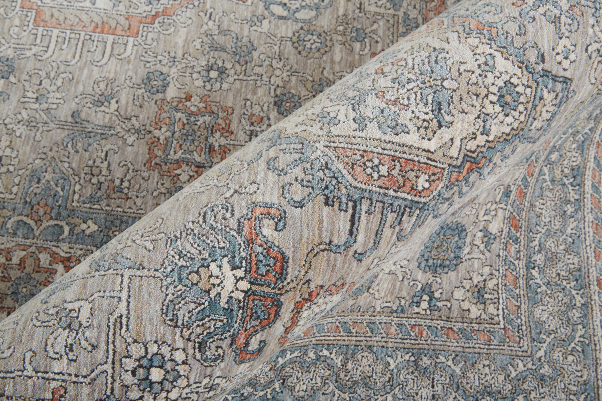 Marquette 3761F Gray/Multi Rug by Feizy