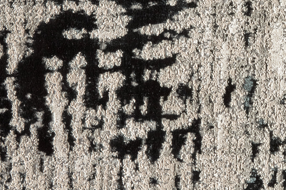 Micah 3339F Black Rug by Feizy