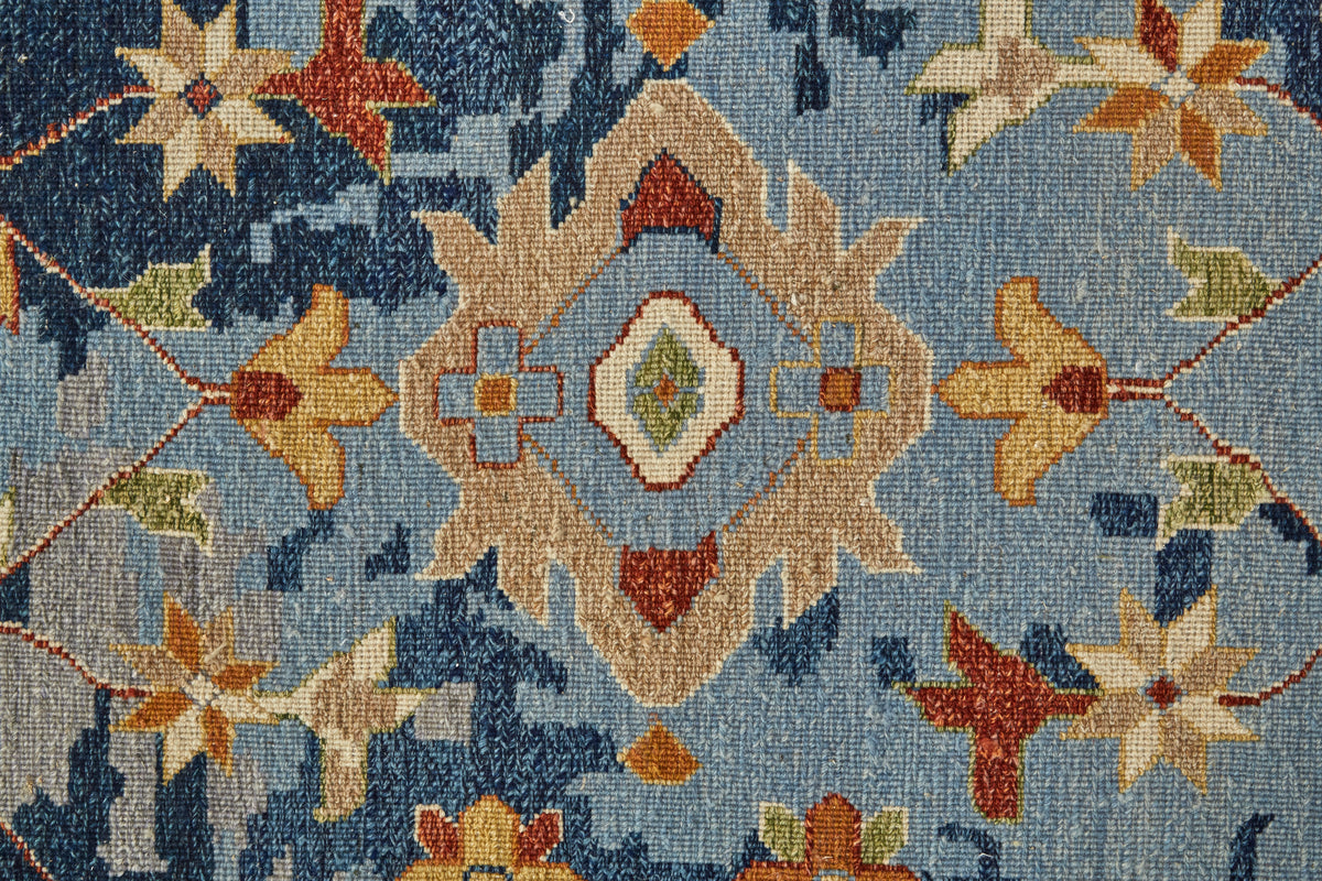 Leylan 0587F Blue Rug by Feizy