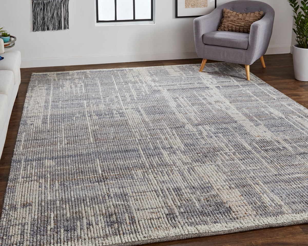 Alford 6920F Gray/Multi Rug by Feizy