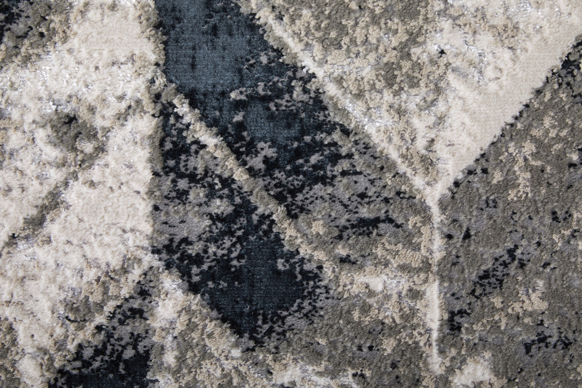 Micah 3048F Gray/Silver Rug by Feizy