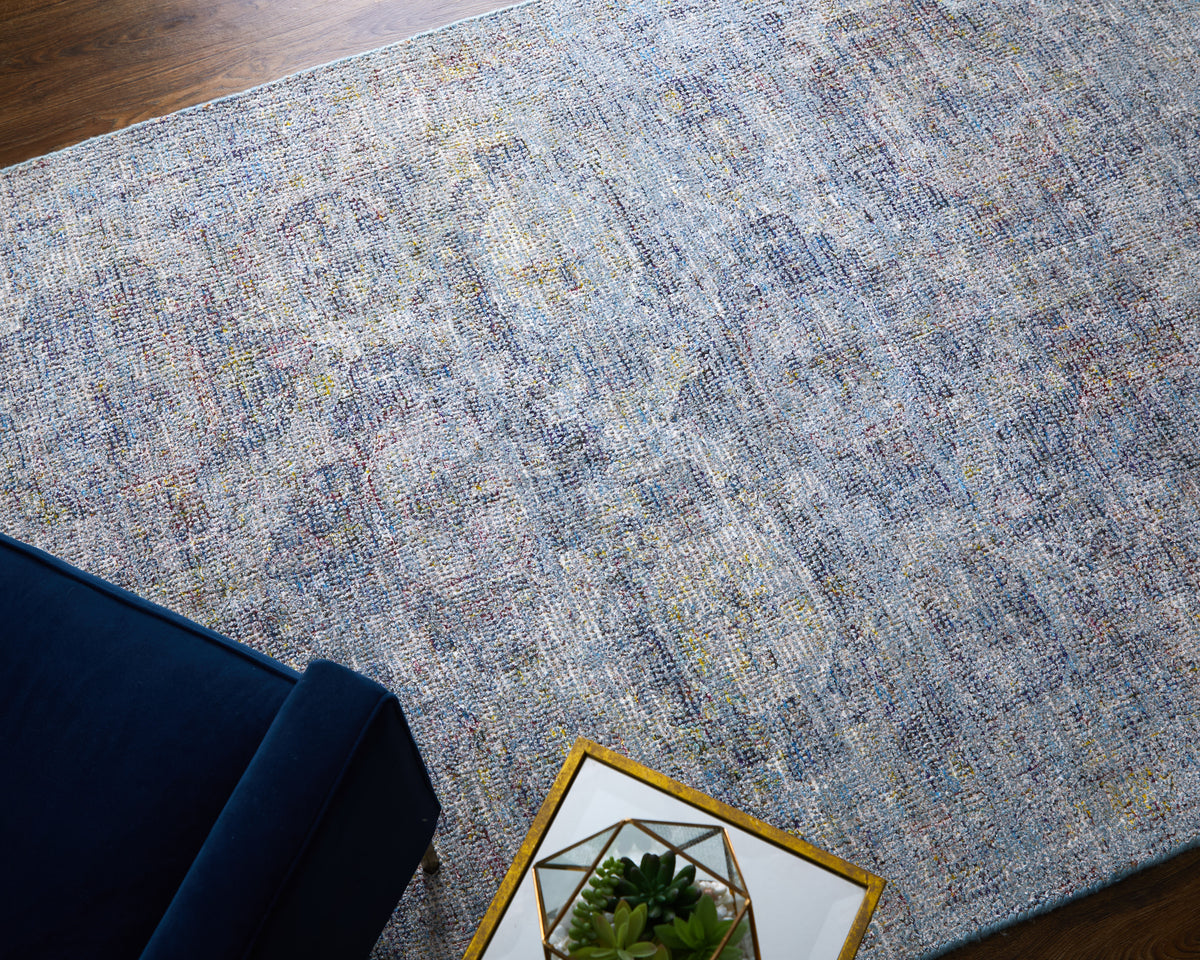 Caldwell 8804F Blue Rug by Feizy