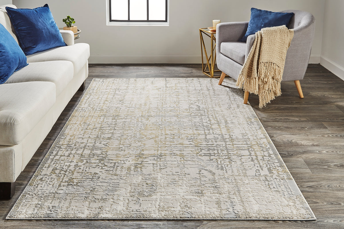 Waldor 3683F Beige Rug by Feizy