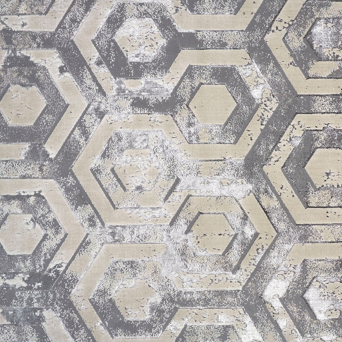 Micah 3046F Beige/Gray Rug by Feizy