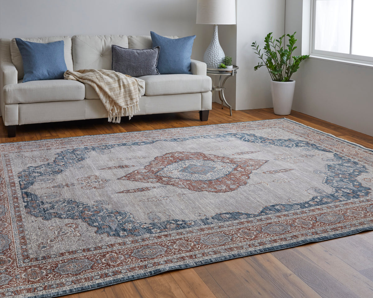 Marquette 39GRF Gray/Multi Rug by Feizy