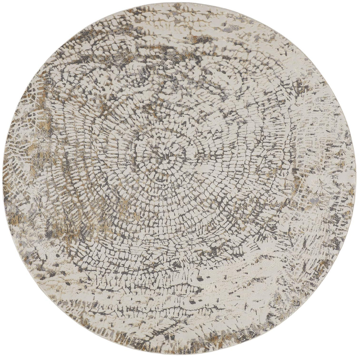 Parker 3702F Silver/Ivory Rug by Feizy