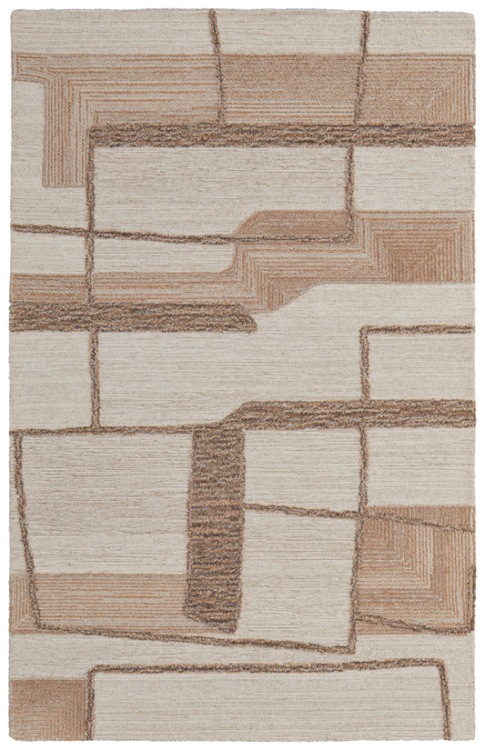 Pollock 8954F Ivory/Beige Rug by Feizy