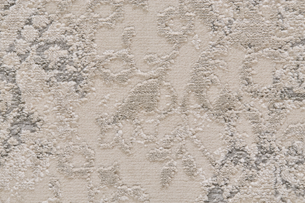 Prasad 3682F Light Gray Rug by Feizy