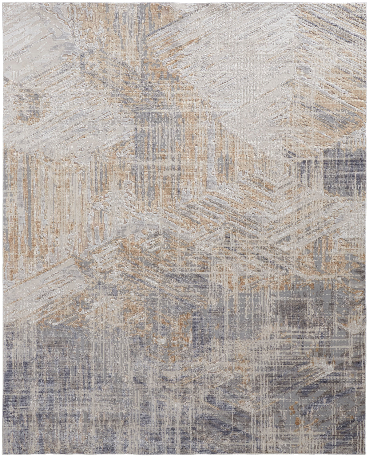 Laina 39G6F Gray/Beige Rug by Feizy