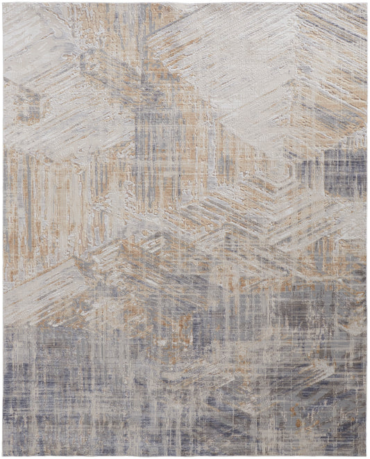 Laina 39G6F Gray/Beige Rug by Feizy