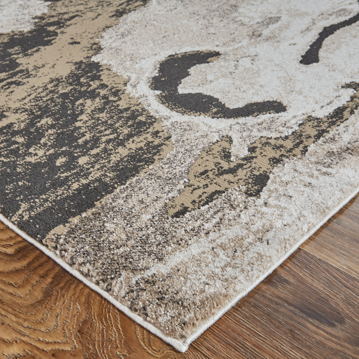 Vancouver 39FGF Charcoal/Beige Rug by Feizy
