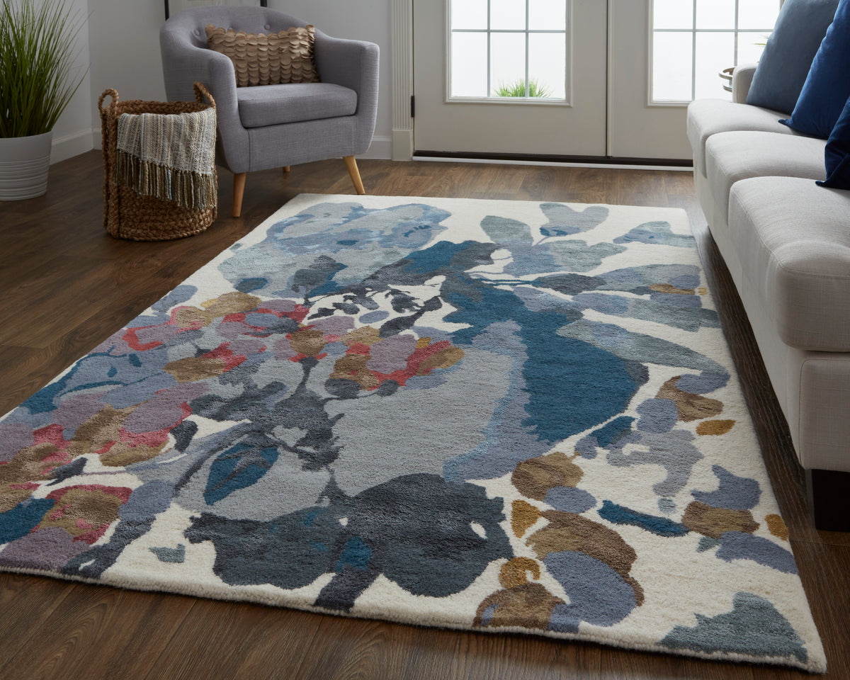 Dafney 8869F Blue/Multi Rug by Feizy