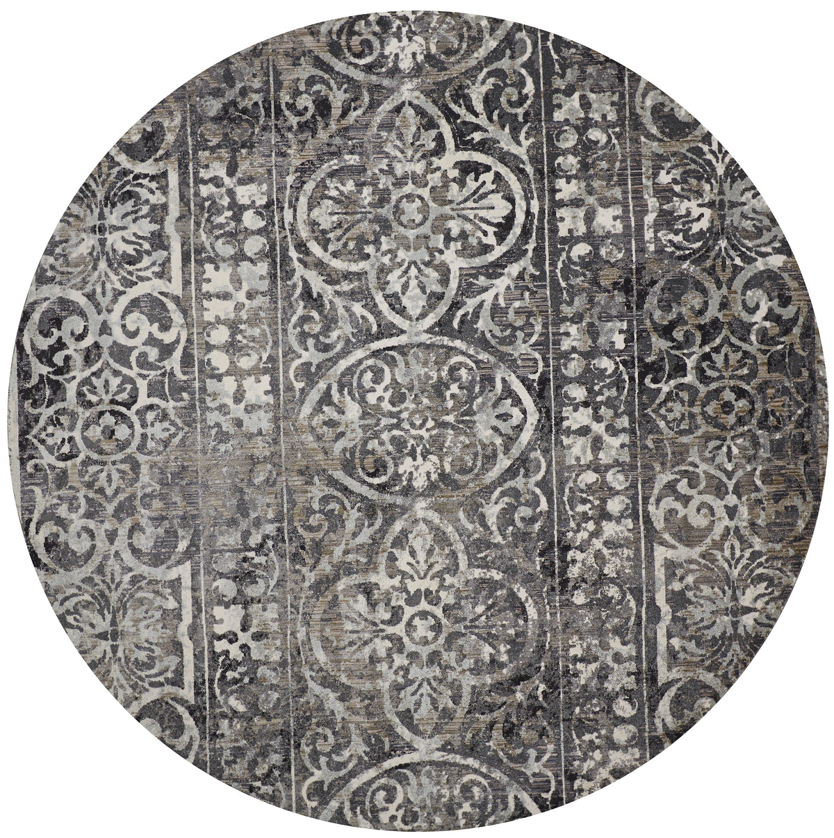 Kano 3871F Charcoal/Ivory Rug by Feizy