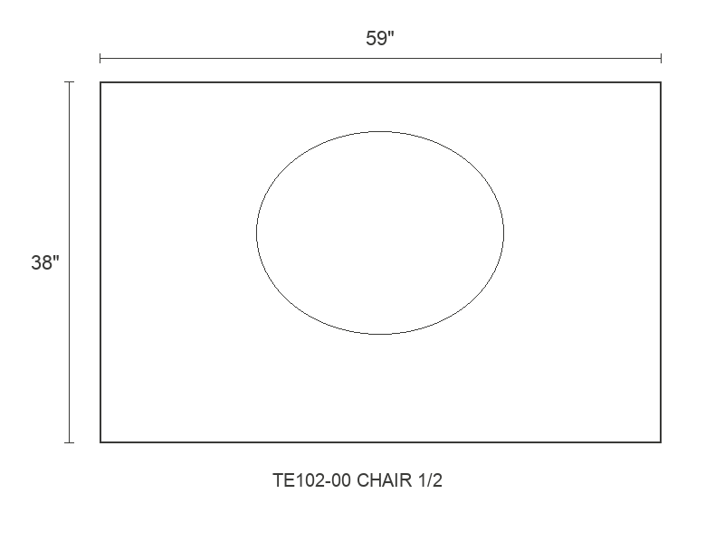 THE EDIT Bold Track Chair 1/2 diagram — 59 x 38 x 31 in (placeholder)